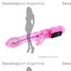 Masajeador vaginal con estimulacion de clitoris